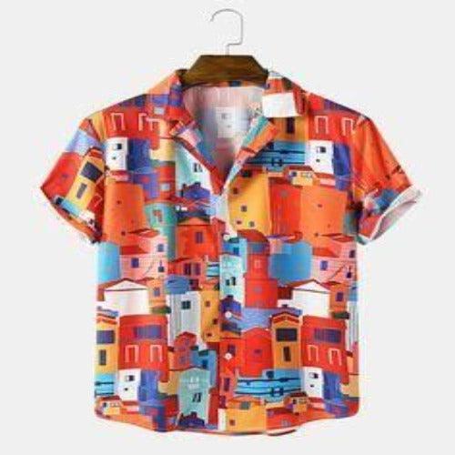 Men's Printed Casual Shirts - Springkart 