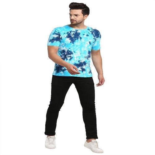 Ennoble Men's Tie & dye Cotton T-shirts - Springkart 