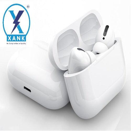 XANK Air-pods Pro with Wireless Charging Case with Sensor Enabled Bluetooth Headset (White, True Wireless) - Springkart 