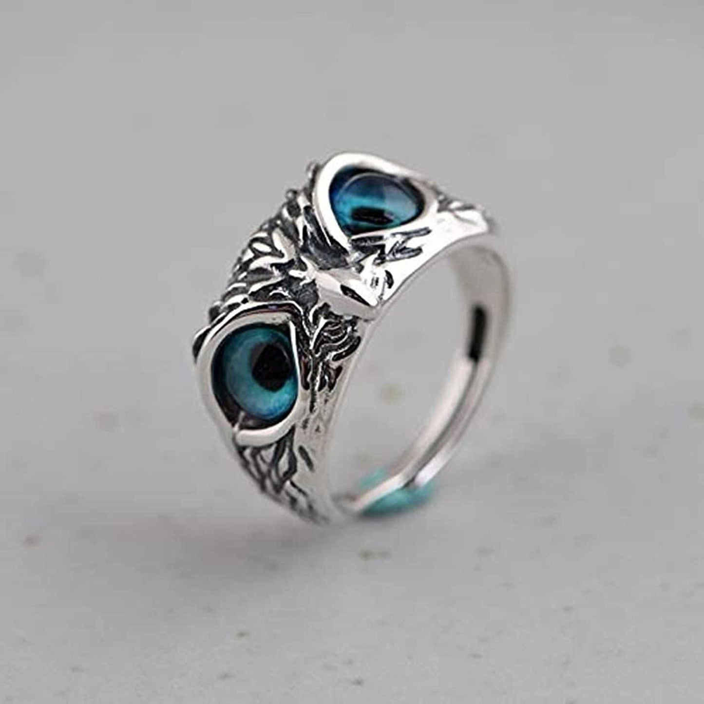 Attractive Silver Plated Owl Ring - Springkart 