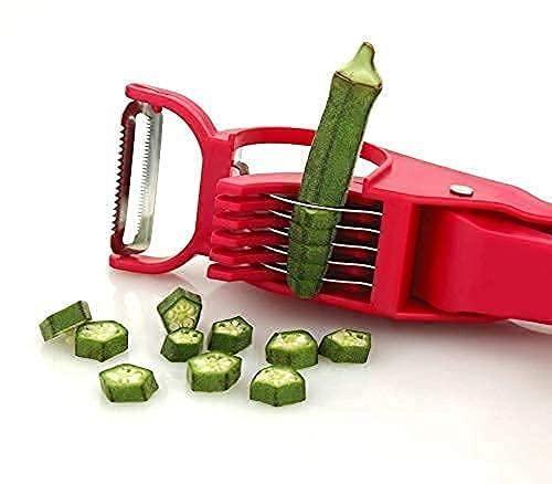 Plastic 2 in 1 Vegetable & Fruit Multi Cutter - Springkart 