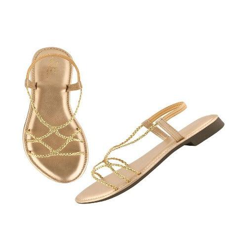 Fashionable Light Weight Flat Sandal For Women's - Springkart 