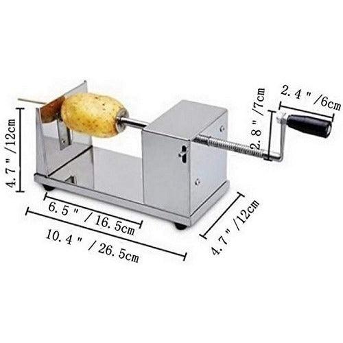 Stainless Steel Iron Potato Spiral Cutter Machine - Springkart 