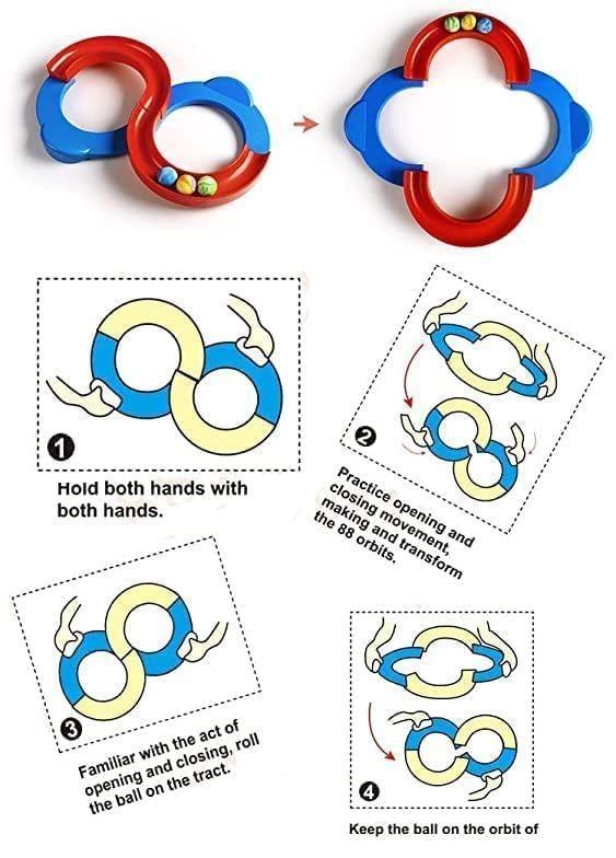 8 Shape Infinite Loop Interaction Balancing Track Toy - Springkart 