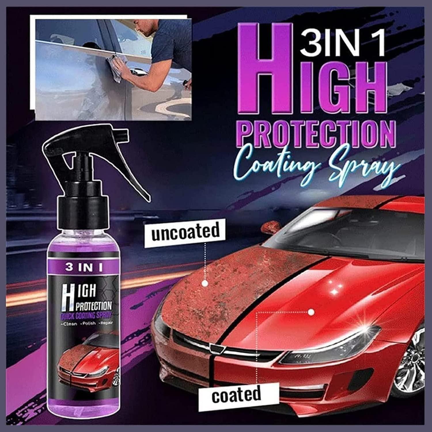 3 in 1 High Protection Quick Car Ceramic Coating Spray - Springkart 