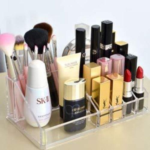 Acrylic Makeup Mascara Liner Brush Storage Lipstick Cosmetic Organizer - Springkart 