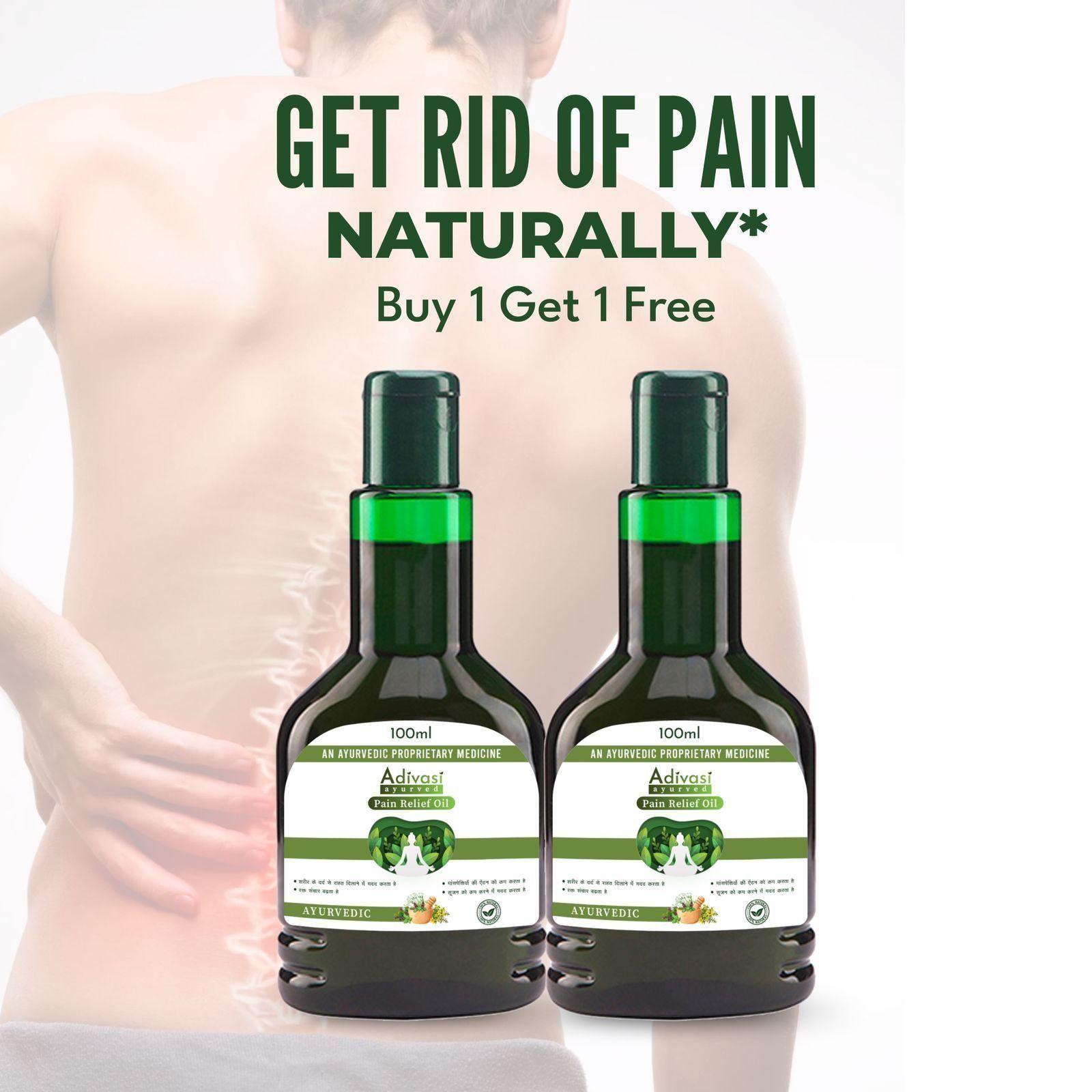 Adivasi Ayurved Pain Relief Oil 100ml(Pack Of 2) - Springkart 