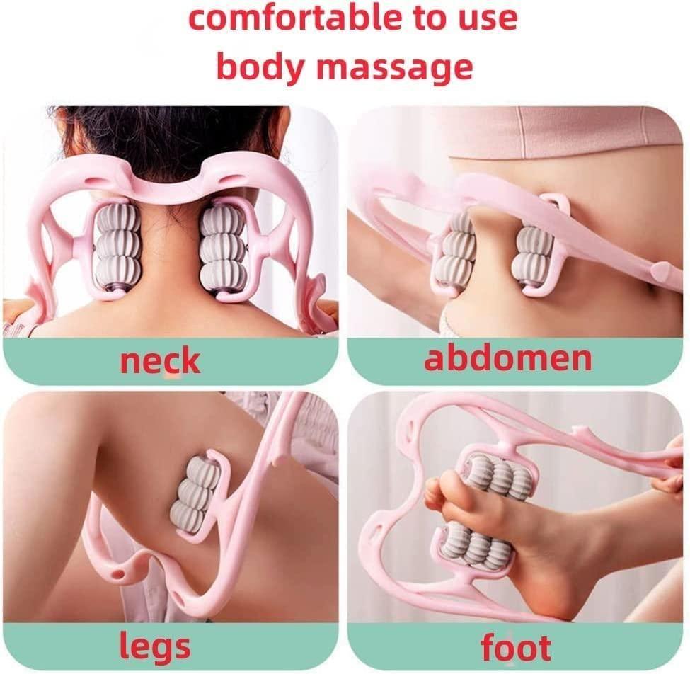 6 Wheel Dual Pressure Point Cervical Neck Massager - Springkart 