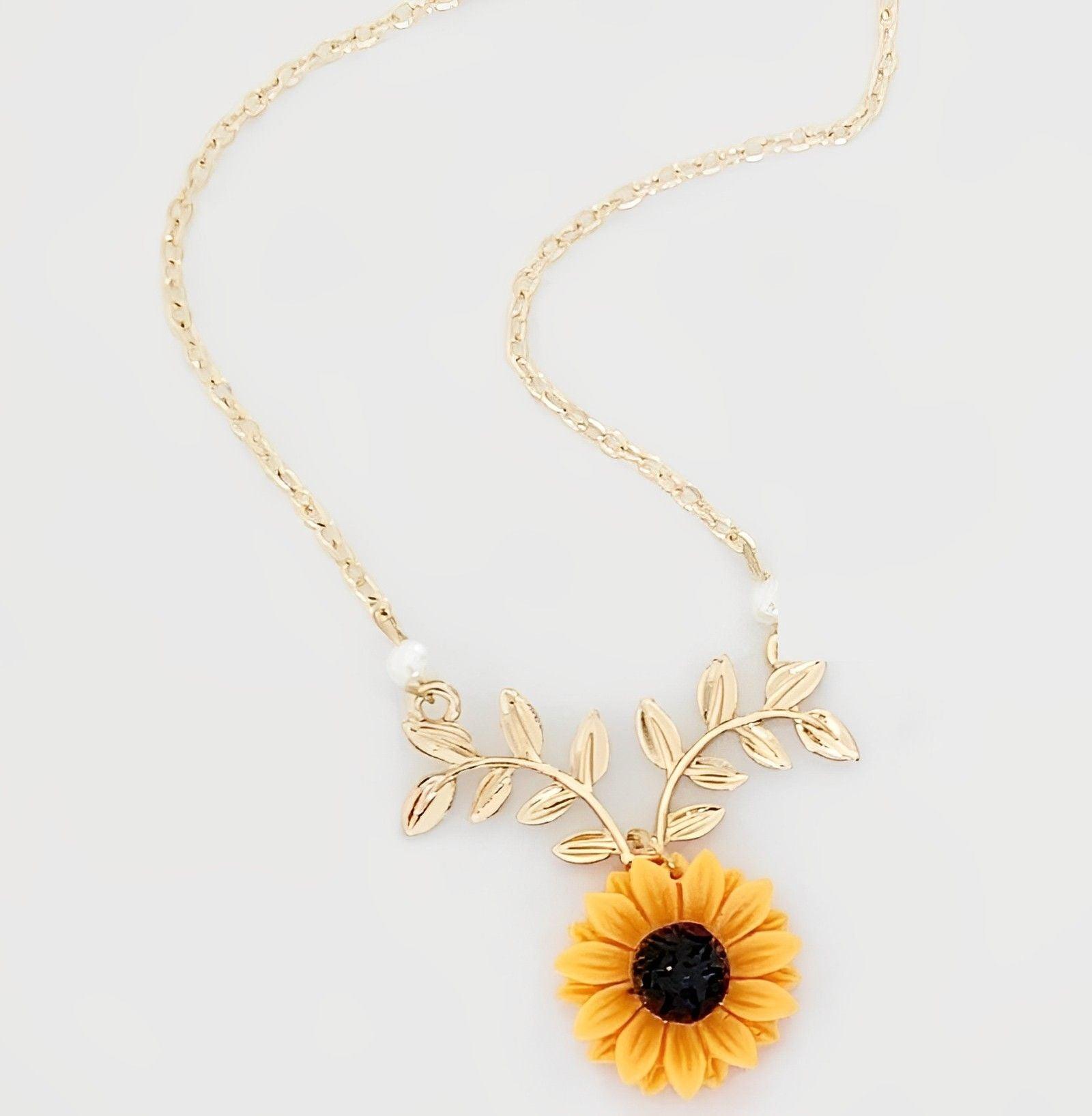 Sunflower Necklace For Women & Girls - Springkart 