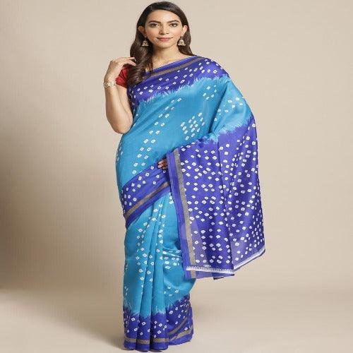 Beautiful Printed Art Silk Sarees - Springkart 