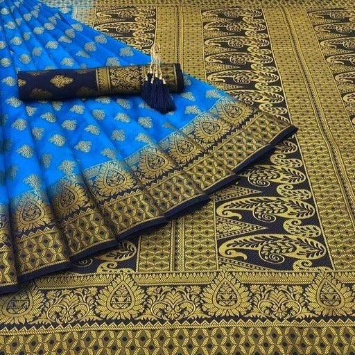 Latest Jacquard Balaton Silk Saree - Springkart 