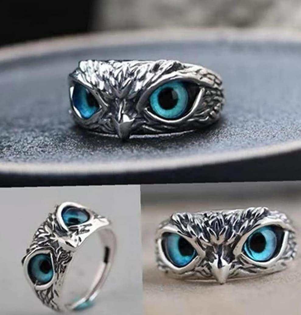 Attractive Silver Plated Owl Ring - Springkart 