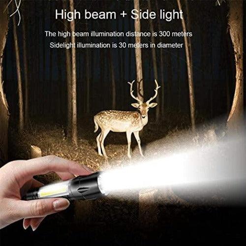 Pocket Size Mini Portable XPE + COB LED Tactical Flashlight - Springkart 