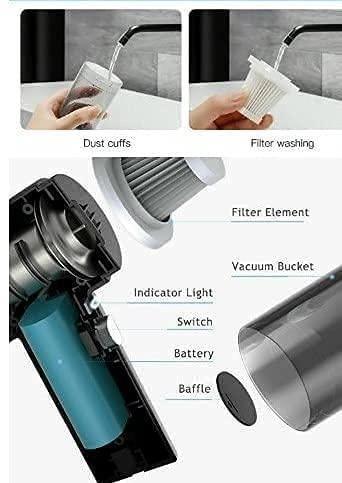 Portable Air Duster Wireless Vacuum Cleaner - Springkart 