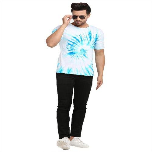 Ennoble Men's Tie & dye Cotton T-shirts - Springkart 