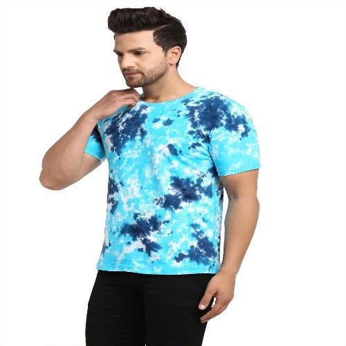 Ennoble Men's Tie & dye Cotton T-shirts - Springkart 