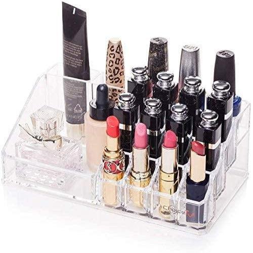 Acrylic Makeup Mascara Liner Brush Storage Lipstick Cosmetic Organizer - Springkart 