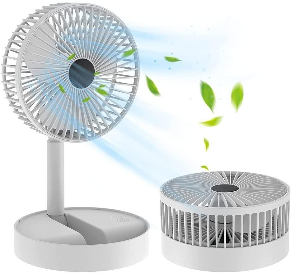 Powerful Rechargeable High Speed Table Desk Fan - Springkart 