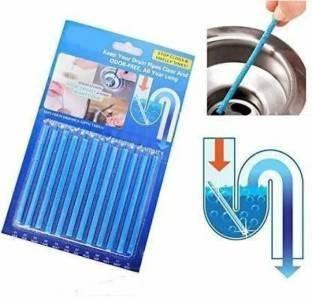 Drain Cleaner Stick | Multi-purpose Plunger | Sani Sticks (12 sticks) Powder Drain Opener (100 g, Pack of 12) - Springkart 