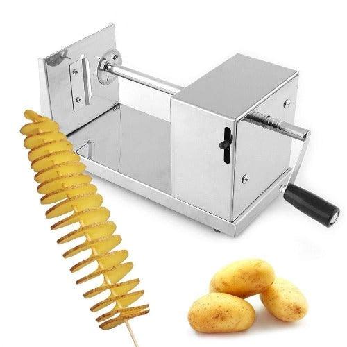 Stainless Steel Iron Potato Spiral Cutter Machine - Springkart 